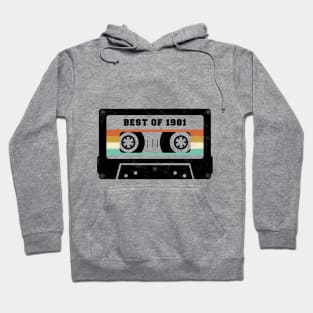 40th Birthday Gift 1981 Cassette Shirt 40th Birthday Shirt 40th Birthday Gift For Hoodie